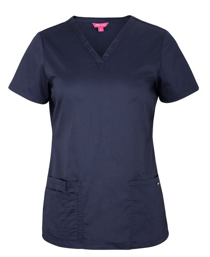 JB's Ladies Premium Scrub Top Black