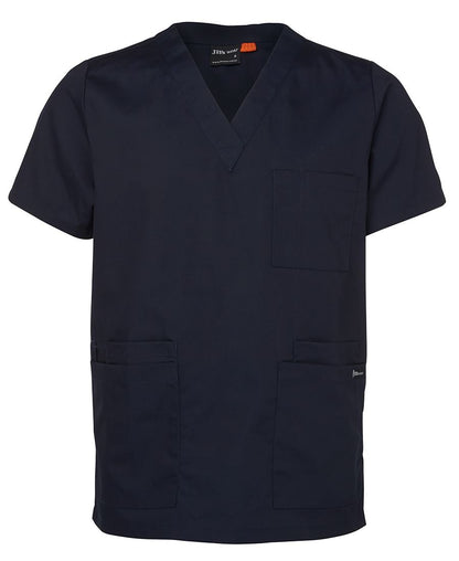 JB's Unisex Scrubs Top Black