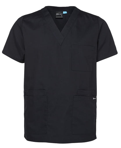 JB's Unisex Scrubs Top Black