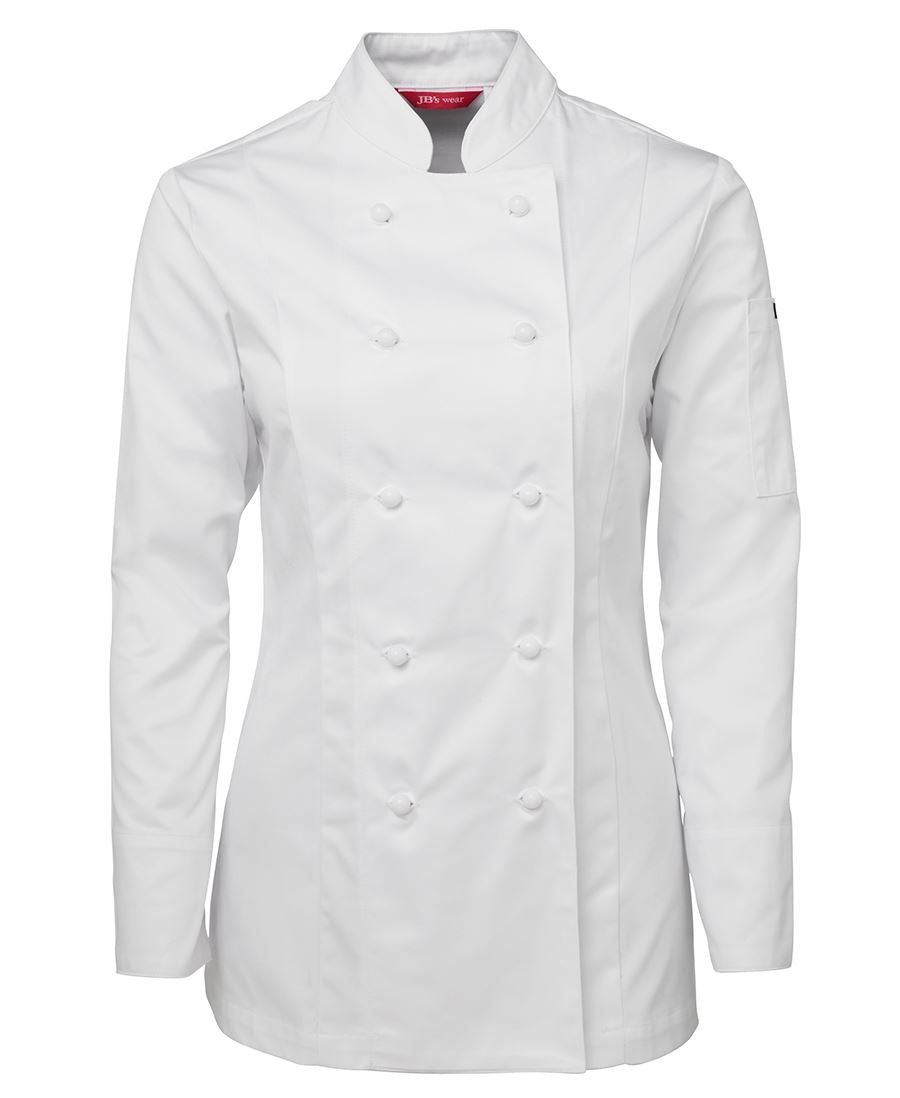 JB's Ladies L/S Chef'S Jacket White-16