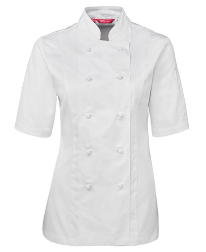 JB's Ladies S/S Chef'S Jacket Black-06