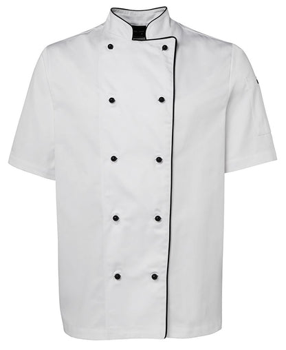 JB's S/S Chefs Jacket Black