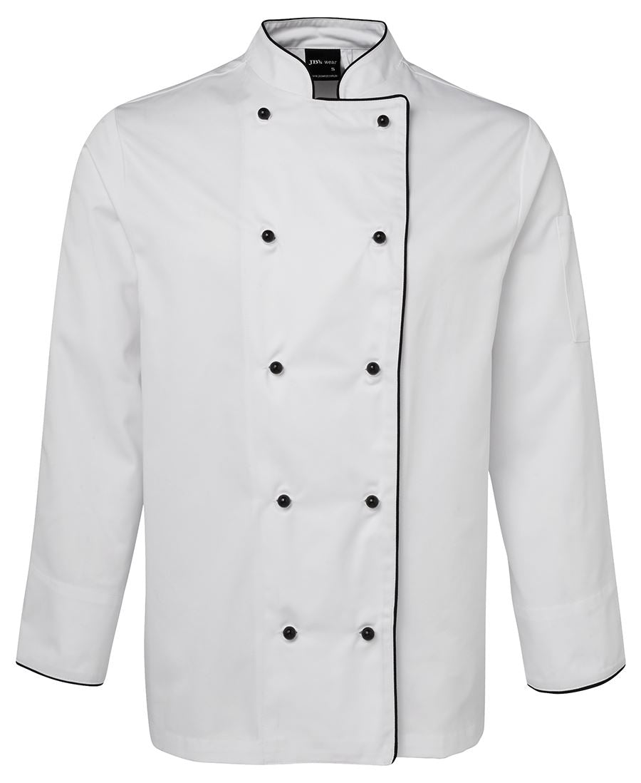 JB's L/S Chefs Jacket Black-2Xs