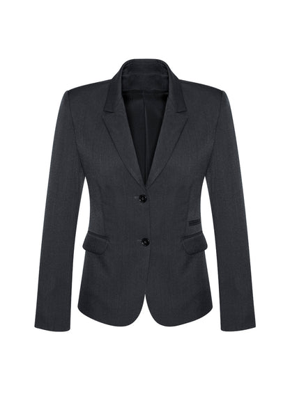 BizCorporate 64019 Womens Comfort Wool Stretch 2 Button Mid Length Jacket