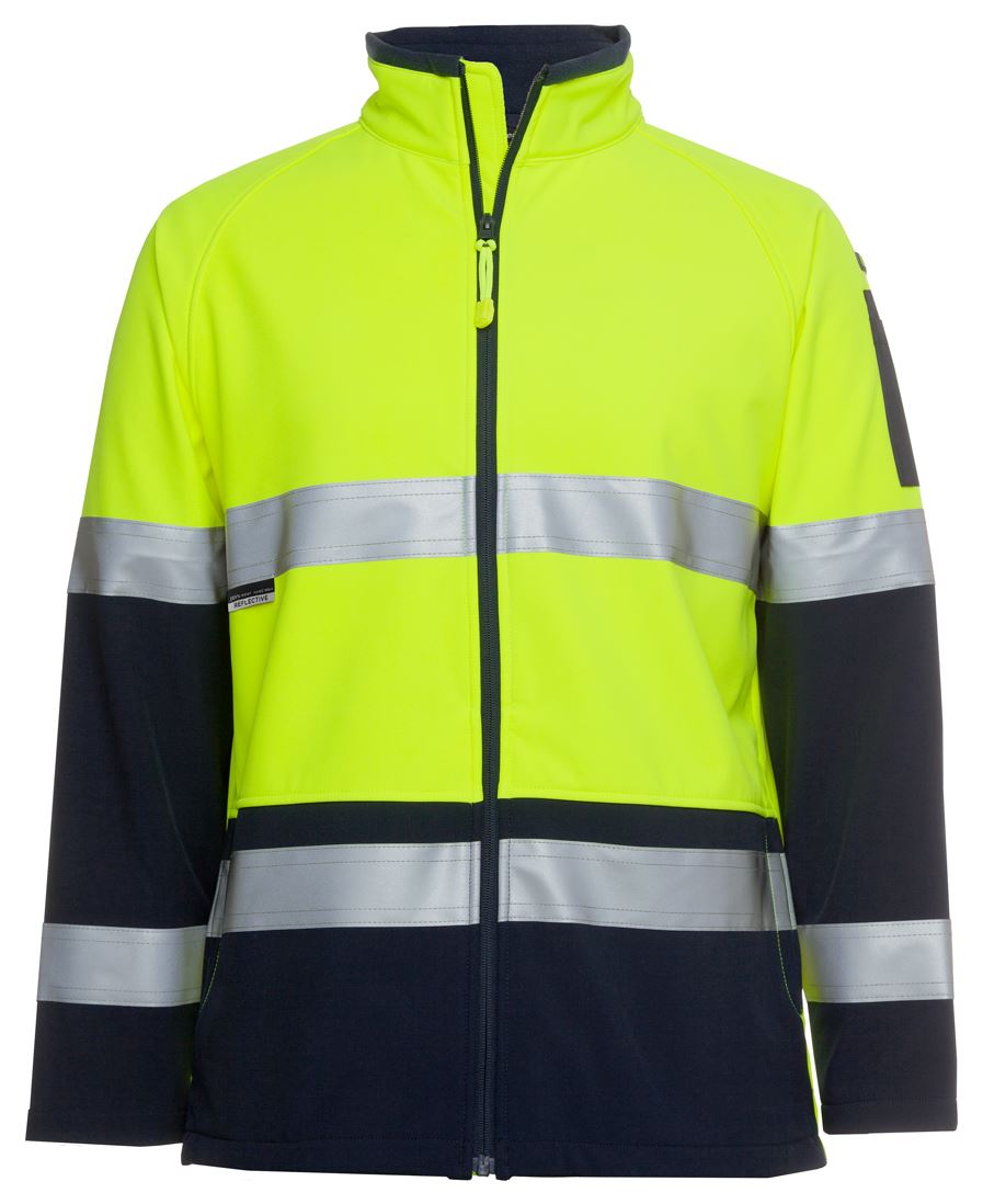 JB's Hv 4602.1 (D+N) Softshell Jacket Lime/Navy