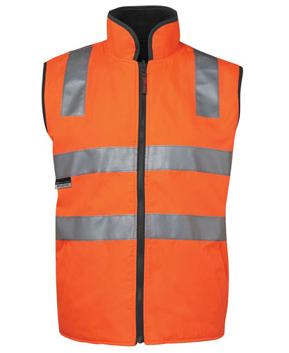 JB's Hv 4602.1 (D+N) Rev Vest Lime/Black-2Xs
