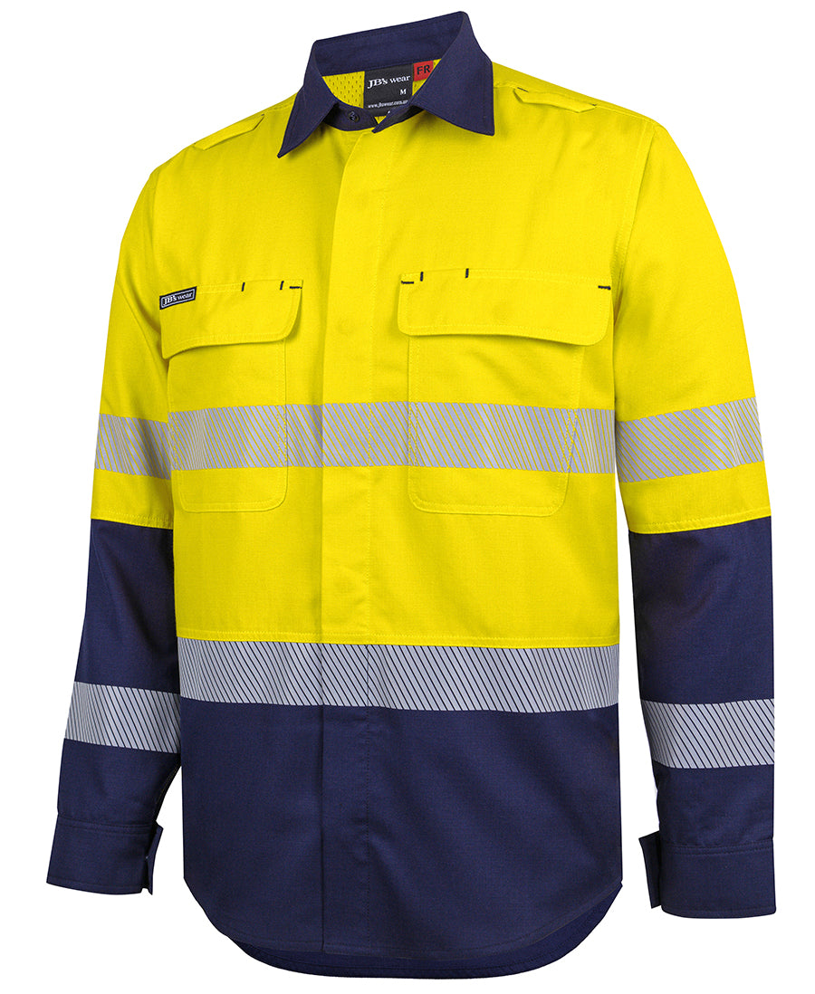 6DFRL Fr PPE2 D+N Biomotion L/S Work Shirt
