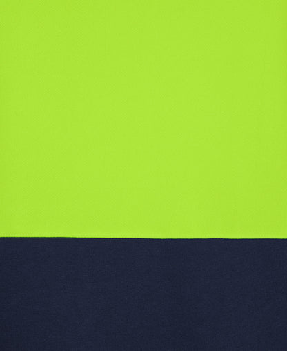 6DNVF 350G Hi Vis (D+N) 1/2 Zip Trade Fleece
