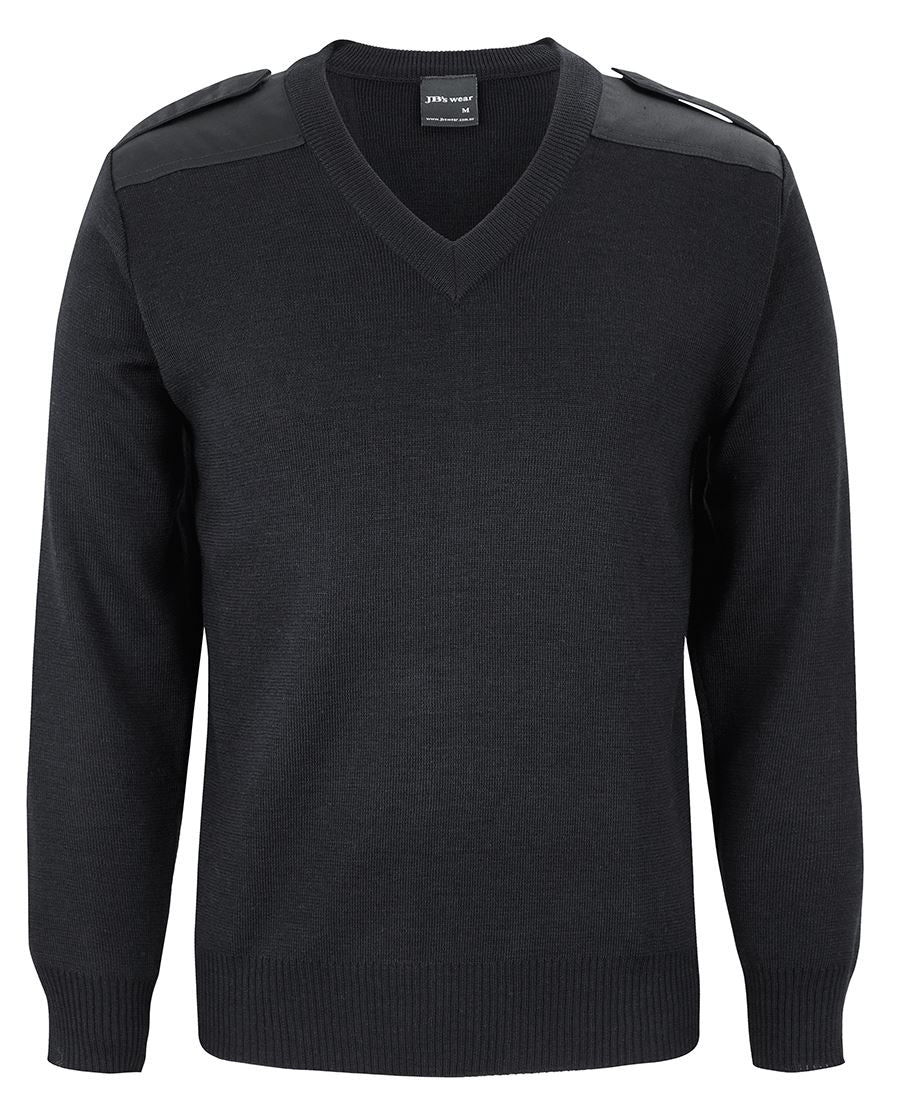 JB's Epaulette Jumper Black