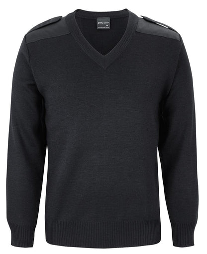 JB's Epaulette Jumper Black