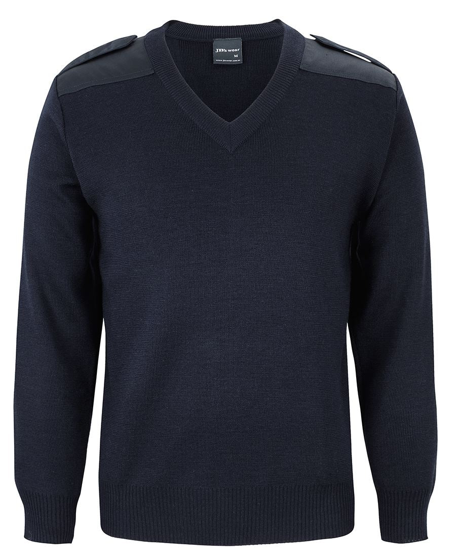 JB's Epaulette Jumper Black