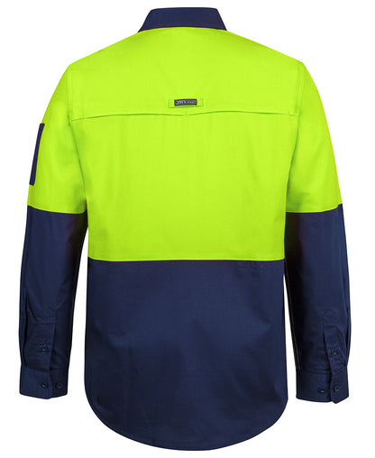 6HRFL Hi Vis Class F Ripstop L/S Work Shirt