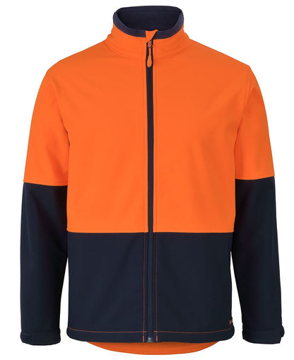 JB's Hv Three Layer Softshell Jacket Lime/Navy