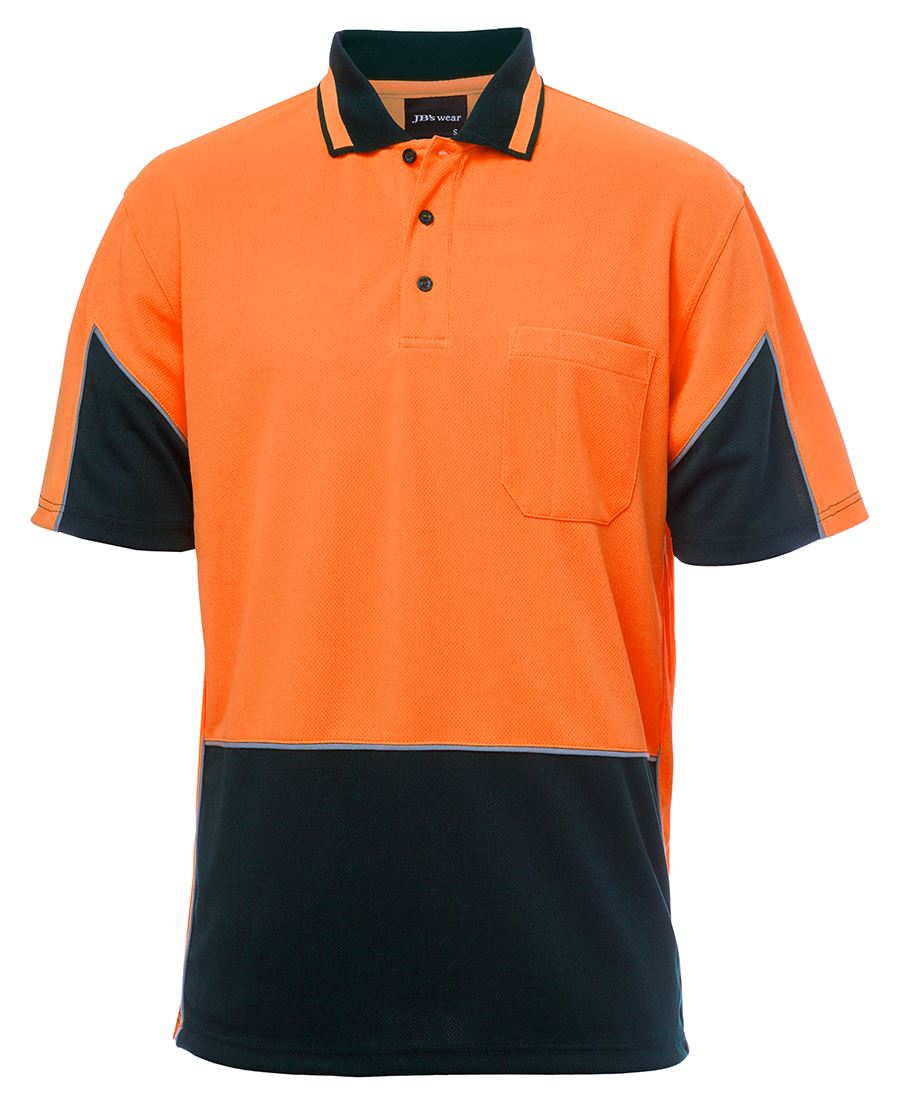 JB's Hv 4602.1 S/S Gap Polo Lime/Navy