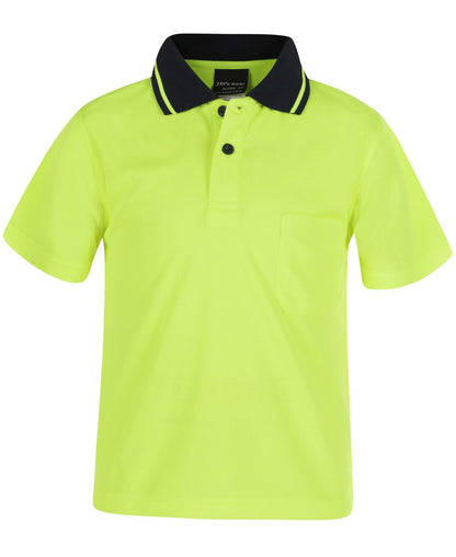 JB's Kids Hv 4602.1 Non Cuff Trad Polo Lime