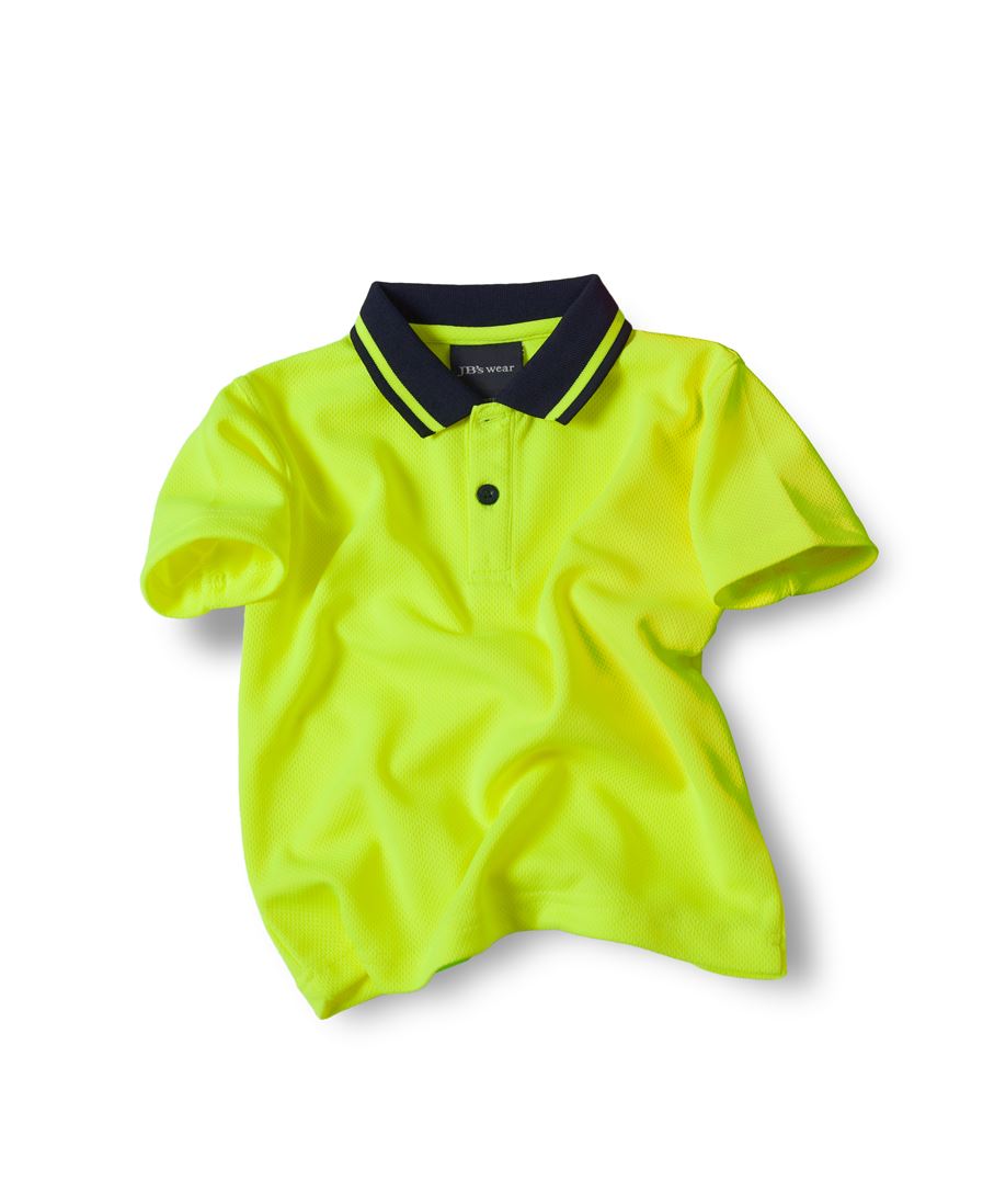 JB's Hv 4602.1 Non Cuff Trad Polo Lime/Black