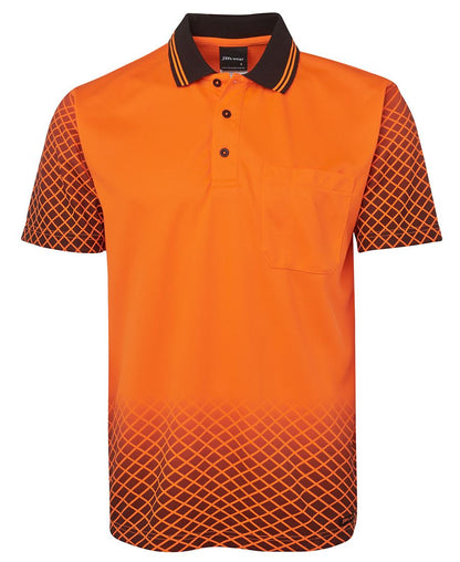 JB's Hv 4602.1 Net Sub Polo Lime/Black