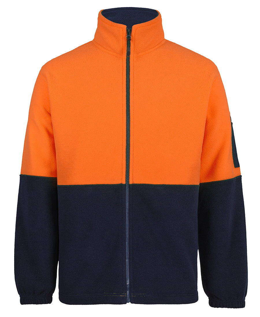 6HVPE Hi Vis Full Zip Polar Fleece