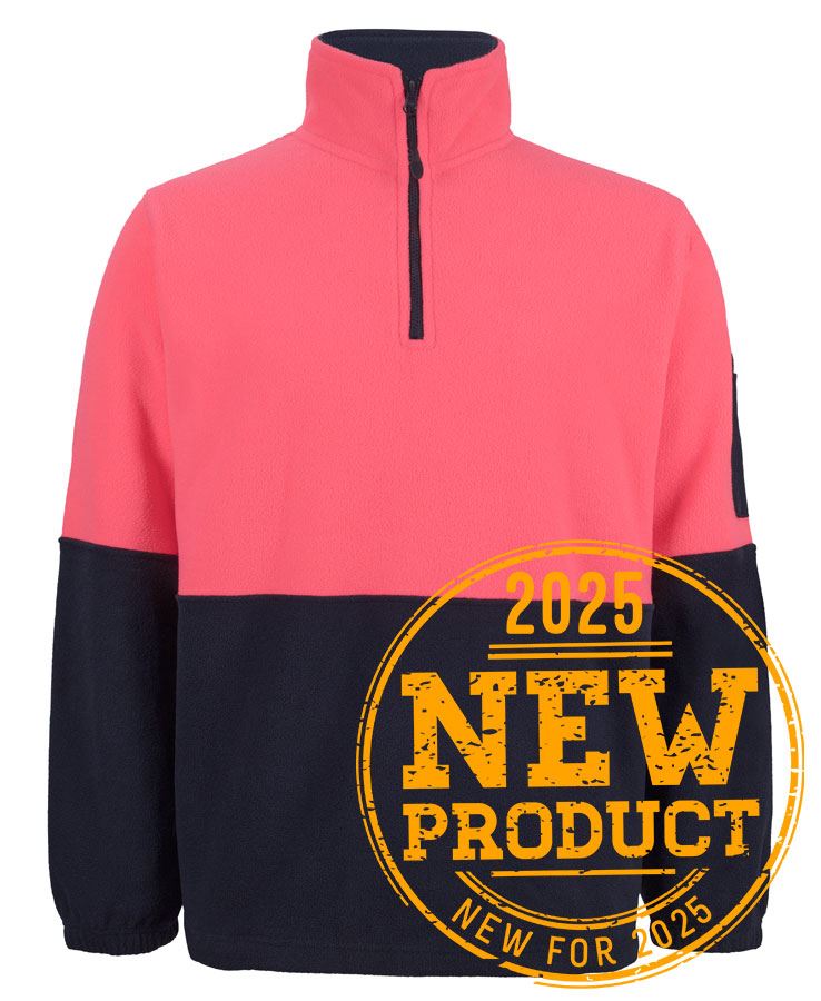 JB's Hv 1/2 Zip Polar Lime/Black -2Xs