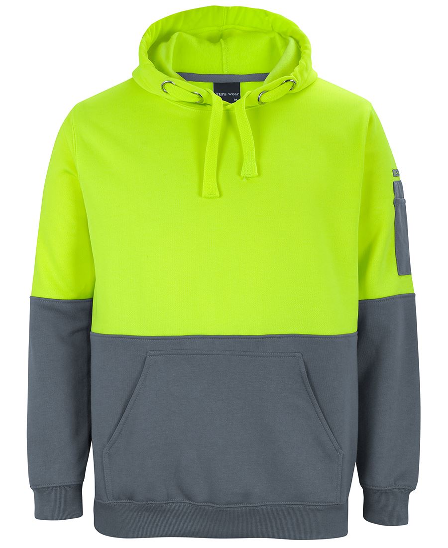 JB's Hv Pull Over Hoodie Lime/Black