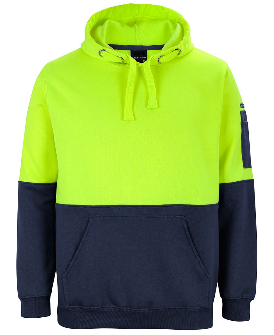 JB's Hv Pull Over Hoodie Lime/Black