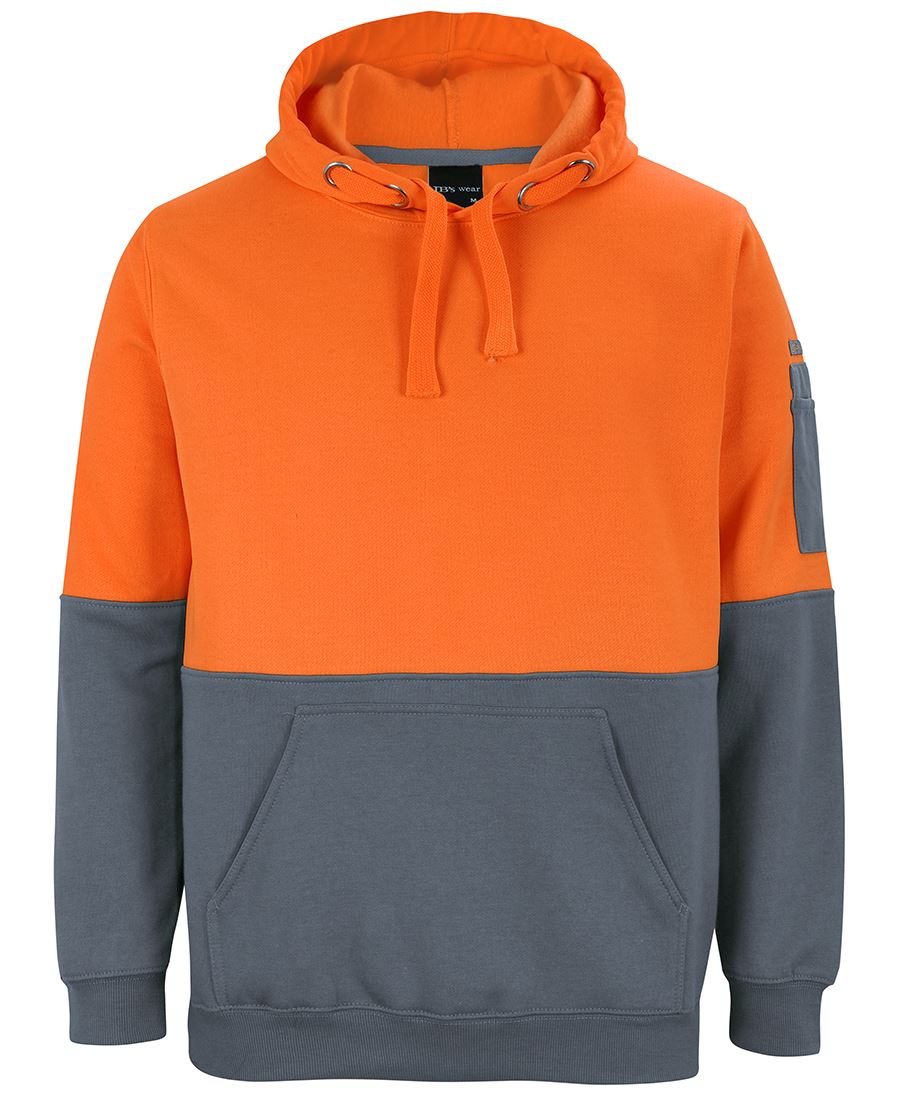 JB's Hv Pull Over Hoodie Lime/Black