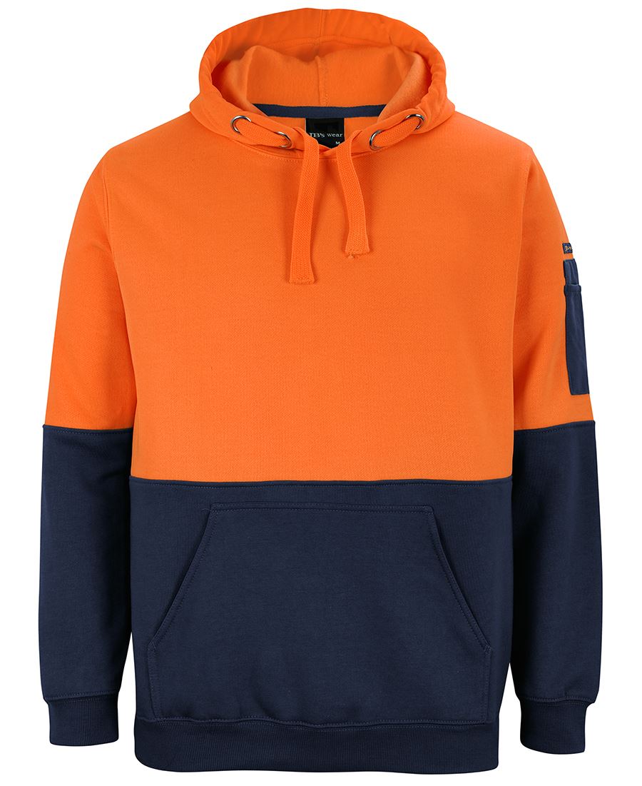 JB's Hv Pull Over Hoodie Lime/Black