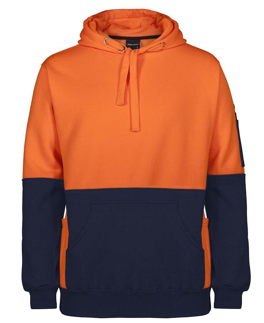 JB's Hv 330G Pull Over Hoodie Lime/Black