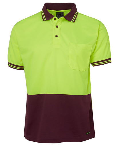 JB's Hv S/S Trad Polo Lime/Black-S