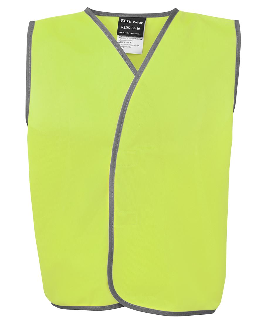 JB's Hv Kids Safety Vest Lime - 0-02