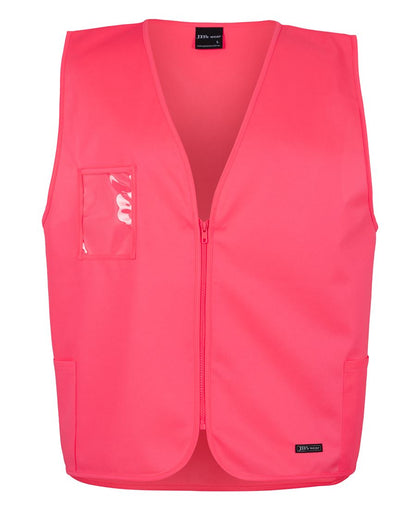 JB's Hv Zip Safety Vest Lime