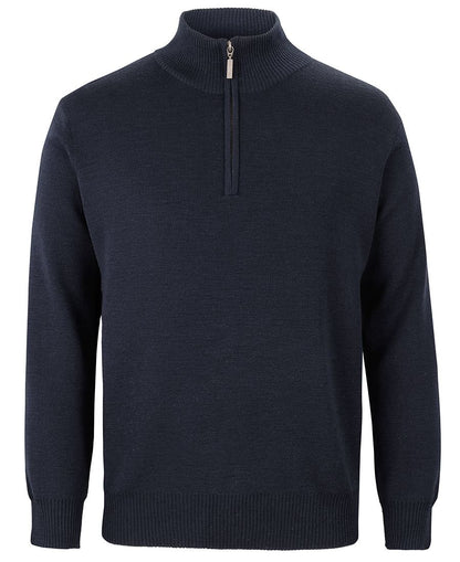 JB's Mens Corporate 1/2 Zip Jumper Black