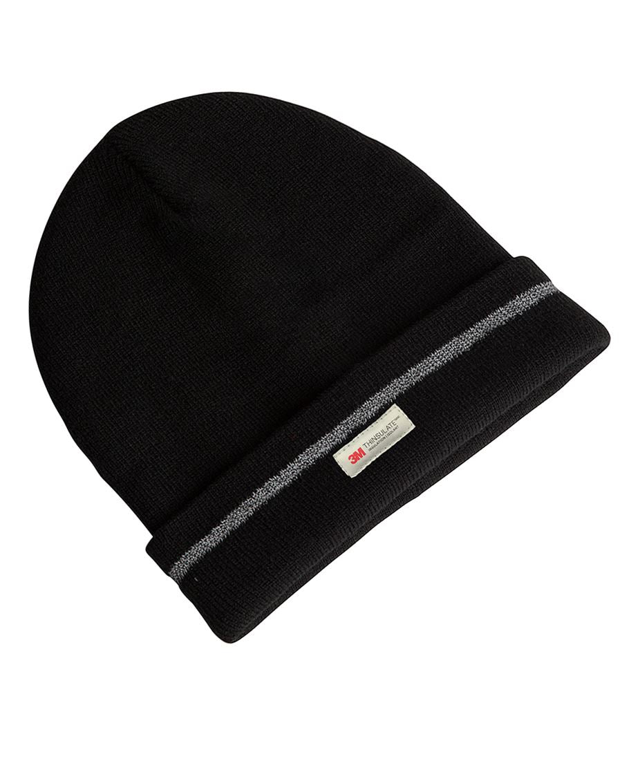 JB's Reflective Beanie Black - High Profile