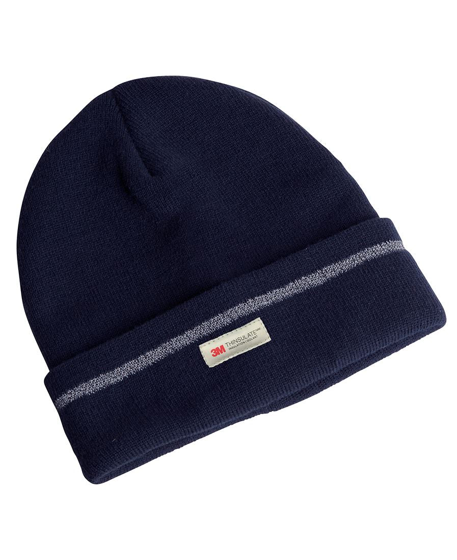 JB's Reflective Beanie Black - High Profile