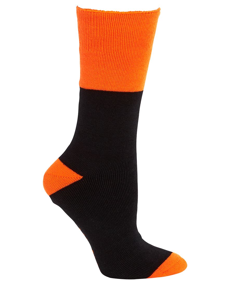 JB's Work Sock 3 Pack Black/Lime