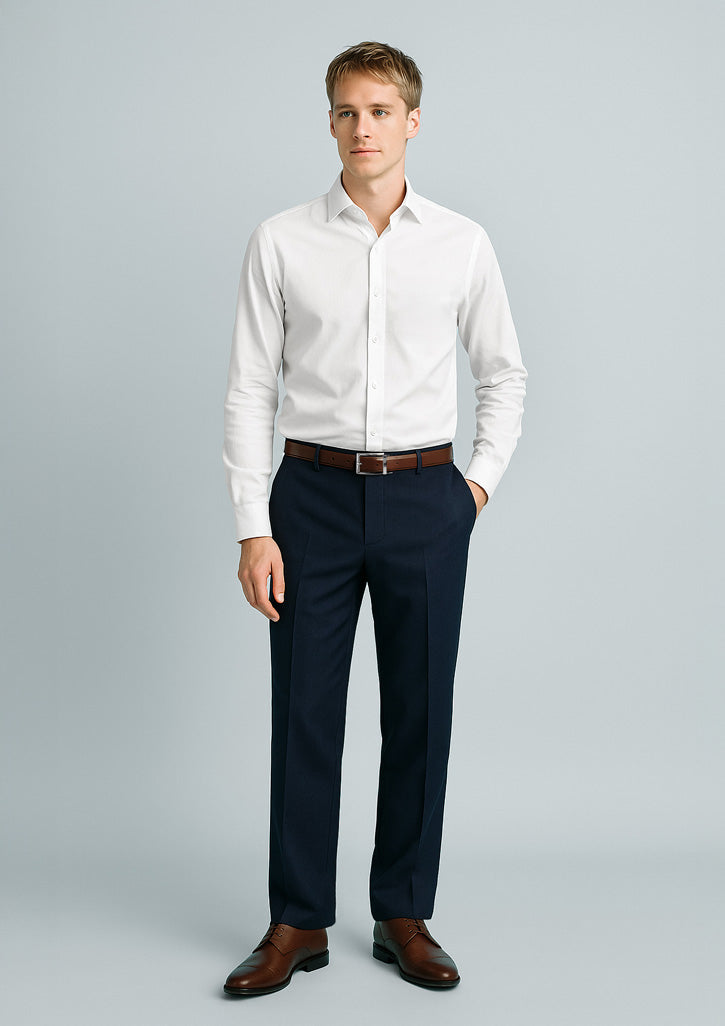 BizCorporate 70112R Mens Cool Stretch Flat Front Pant (Regular)