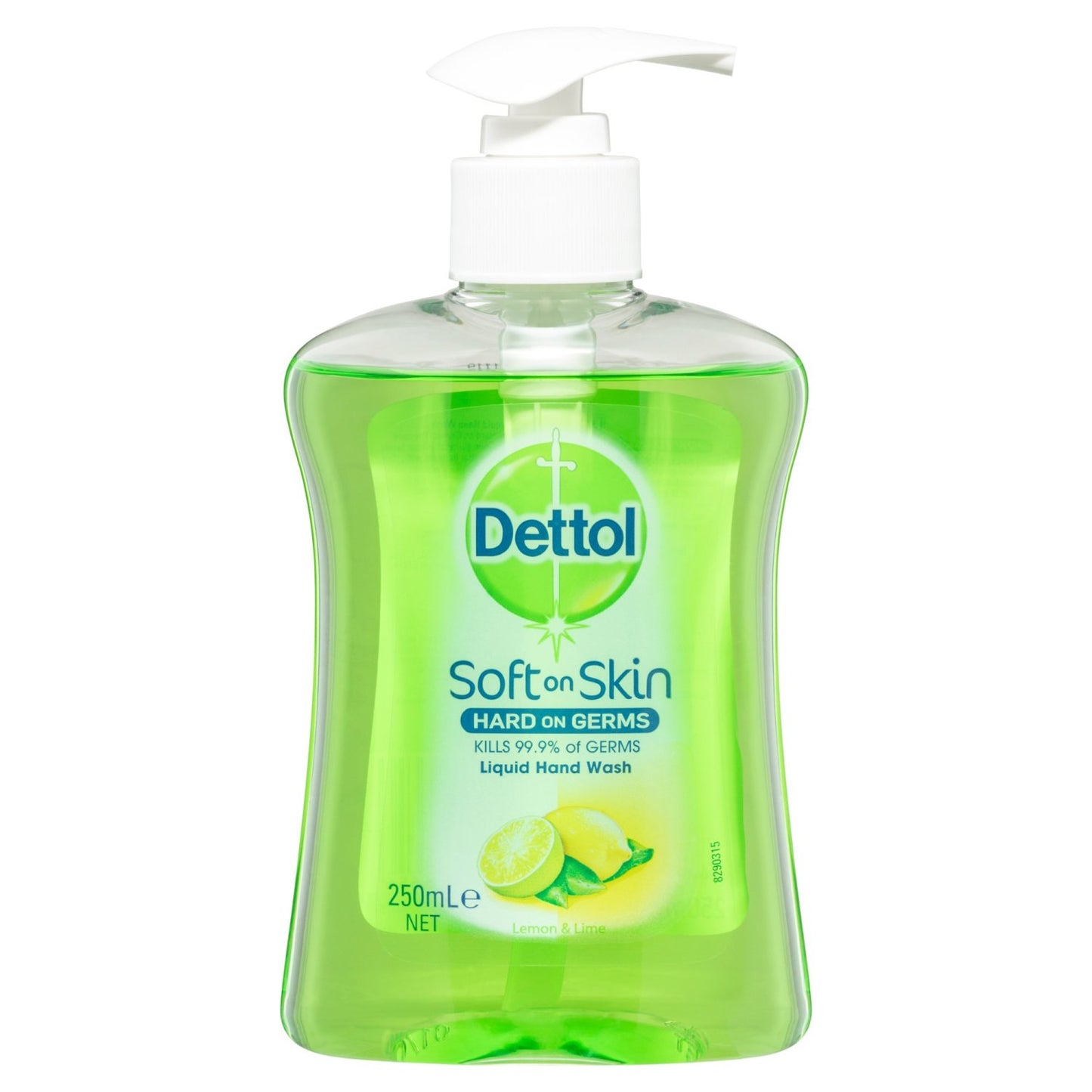 RECKITT BENCKISER 705053 Dettol Handwash Antibacterial Refresh Lemon/Lime Liquid 250mL Pump