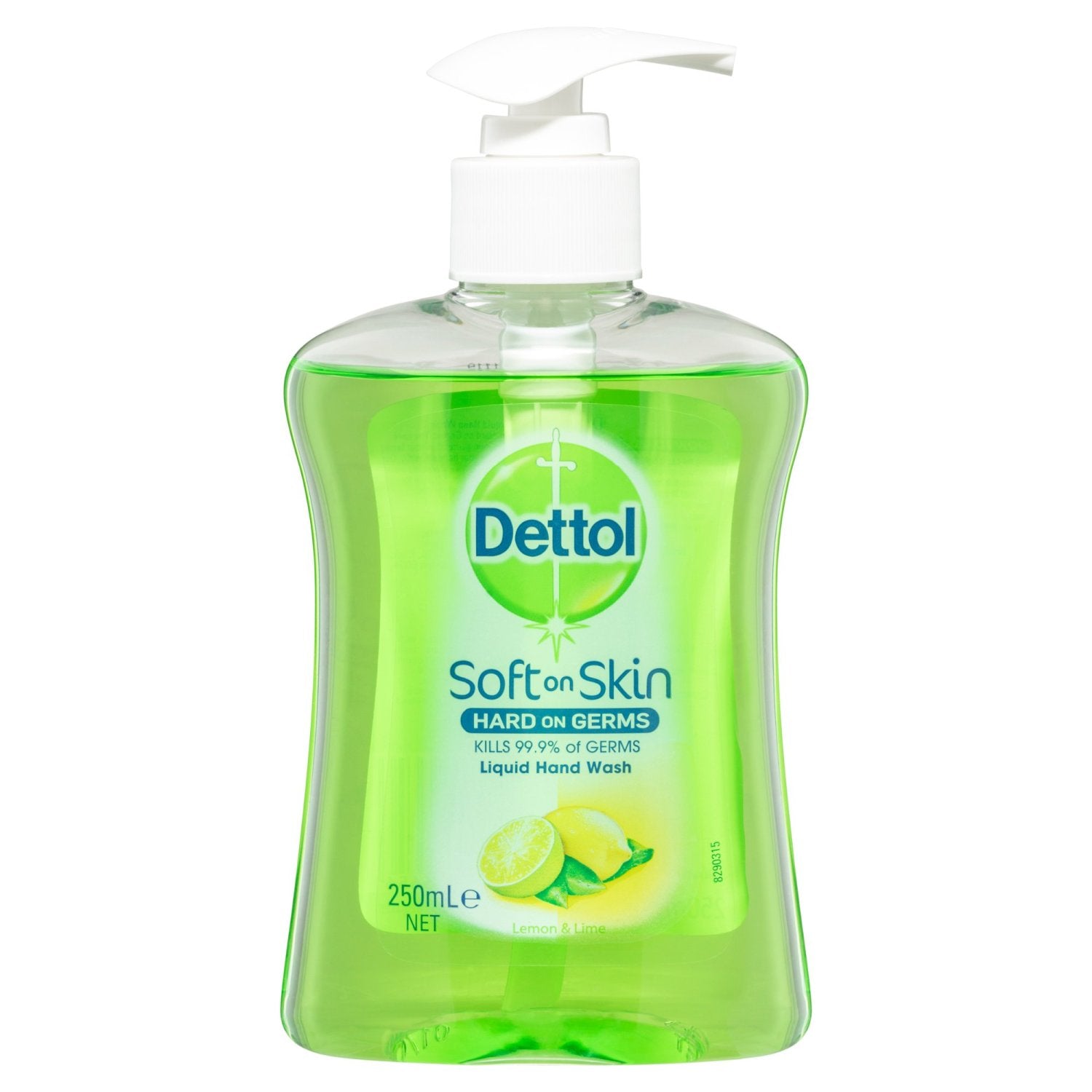 RECKITT BENCKISER 705053 Dettol Handwash Antibacterial Refresh Lemon/Lime Liquid 250mL Pump