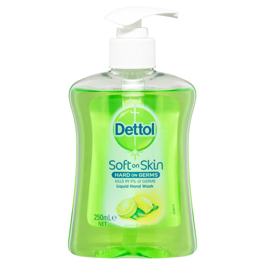 RECKITT BENCKISER 705053 Dettol Handwash Antibacterial Refresh Lemon/Lime Liquid 250mL Pump