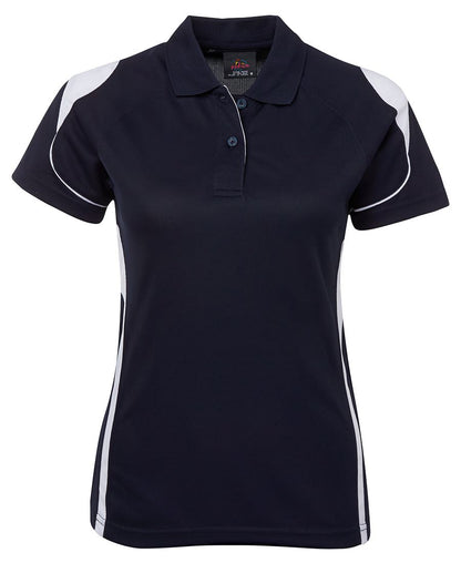 Pdm Ladies Bell Polo Black/Red