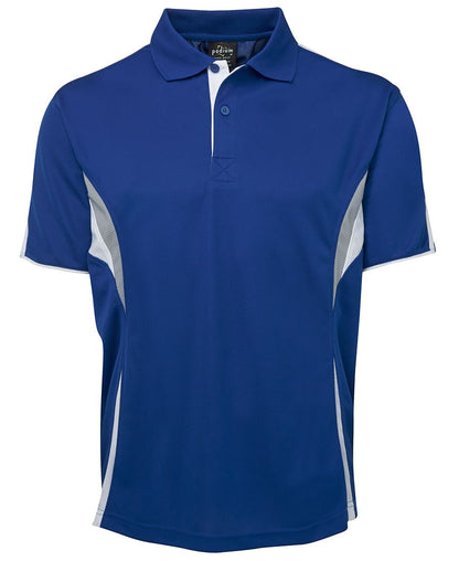 Podium Cool Polo Black/Red/Grey -3Xs