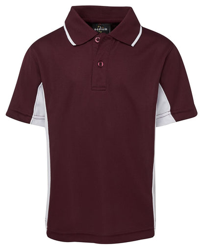 Podium Kids C/Trast Polo Forest/Gold-04