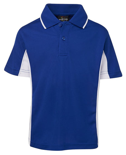 Podium Kids C/Trast Polo Forest/Gold-04