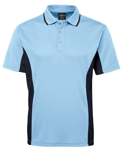 Podium C/Trast Polo Black/Red-S