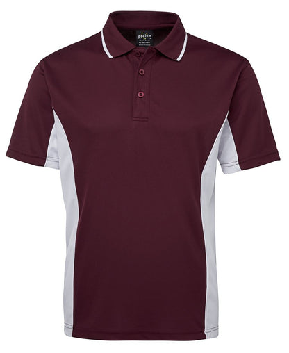 Podium C/Trast Polo Black/Red-S