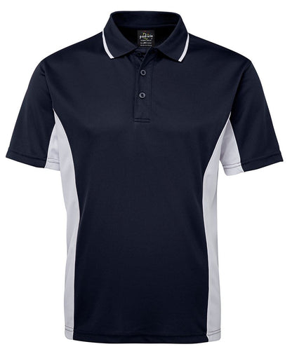 Podium C/Trast Polo Black/Red-S