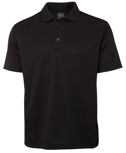 Podium S/S Poly Polo Black -2Xs