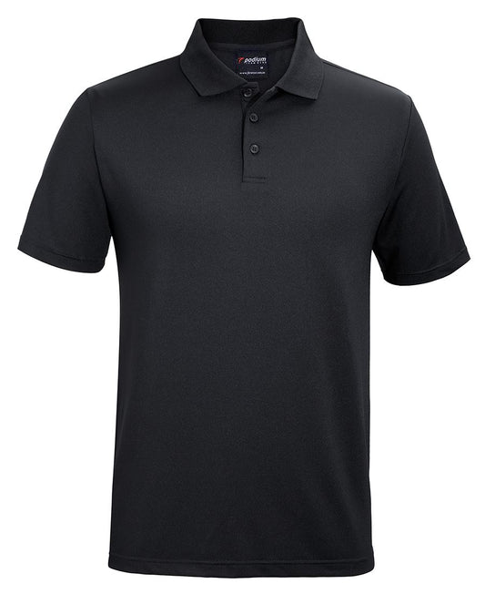 Podium Stretch Polo Black