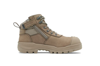 Blundstone 8553 RotoFlex Stone water-resistant nubuck 135mm safety boot