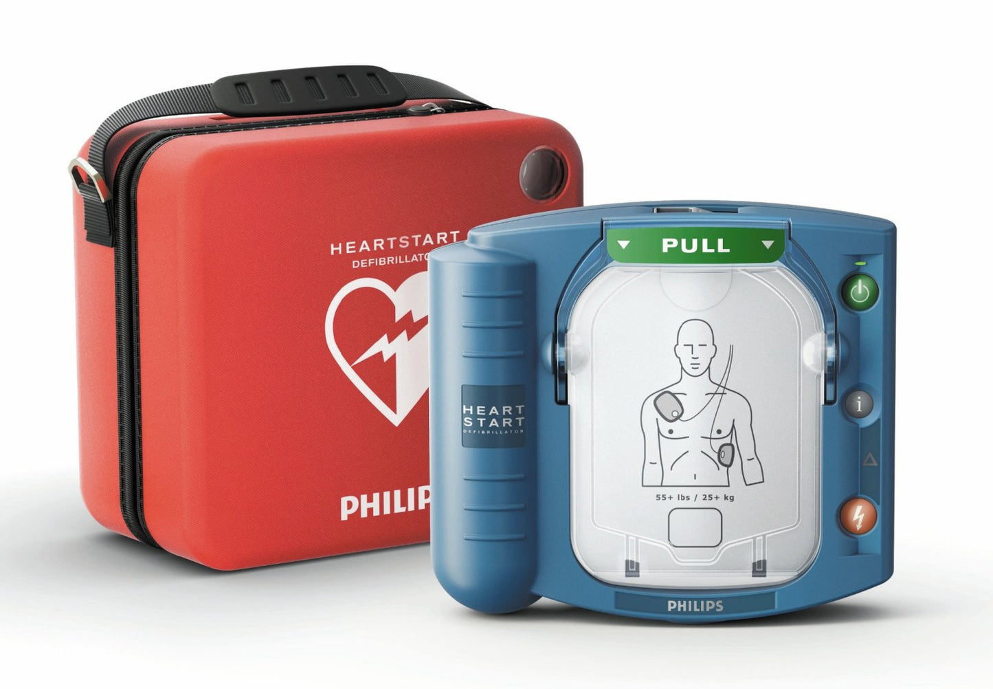 HEARTSTREAM - PHILIPS PH-M5066A HeartStart HS1 Defibrillator with Carry Case